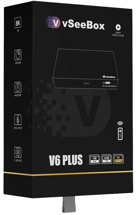 Three vSeeBox V6 Plus + 3 Free Keyboard Remotes   + Free Travel case + Free LED TV Backlight